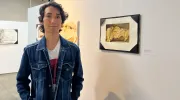 Estudiantes de Artes Visuales exploraron la memoria en la exposición 'Huellas entre lápiz y agua'