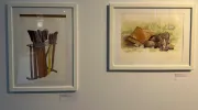 Estudiantes de Artes Visuales exploraron la memoria en la exposición 'Huellas entre lápiz y agua'