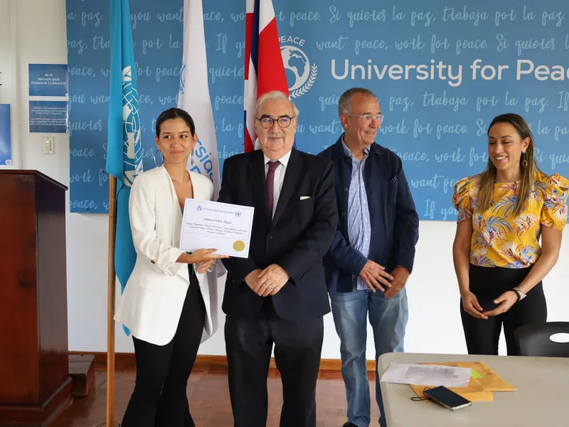 Mes javeriano 2022 en Upeace Maestría Derechos Humanos 
