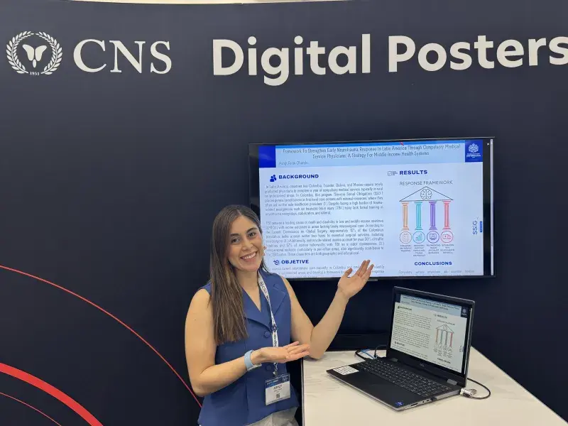 Investigación javeriana sobre neurotrauma femenino llega al Congreso Mundial de Neurocirugía en Los Ángeles